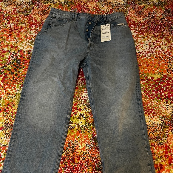 Zara high waisted straight leg jeans - Picture 11 of 12